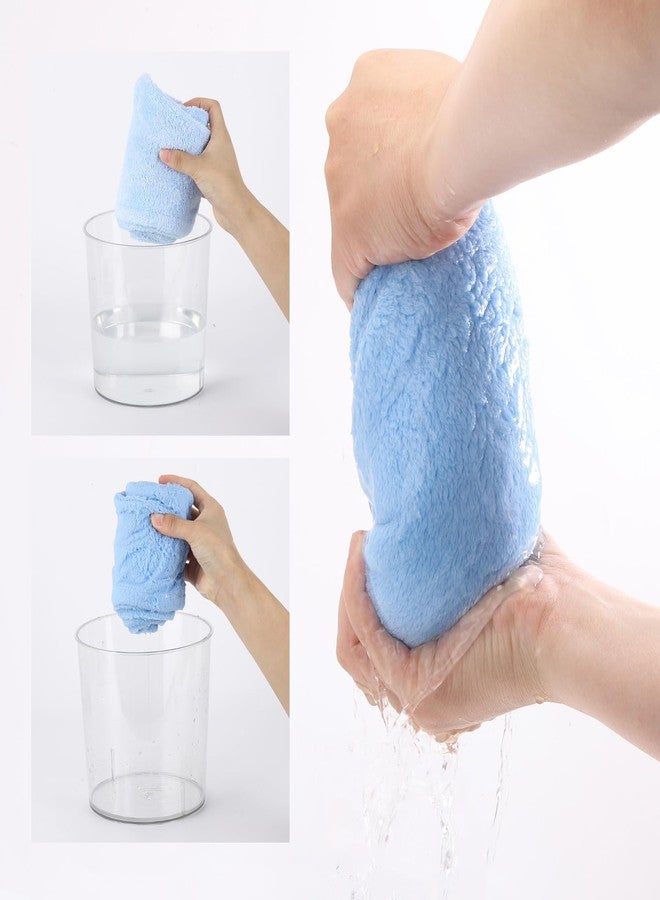 Tecbeauty Microfiber Hair Towel, 4Pcs Hair Wrap for Women Wet Hair Drying Tools - Image 2